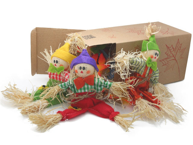 Battery Operated Decorative Warm White LED String Light with Scarecrows- Pack of 5