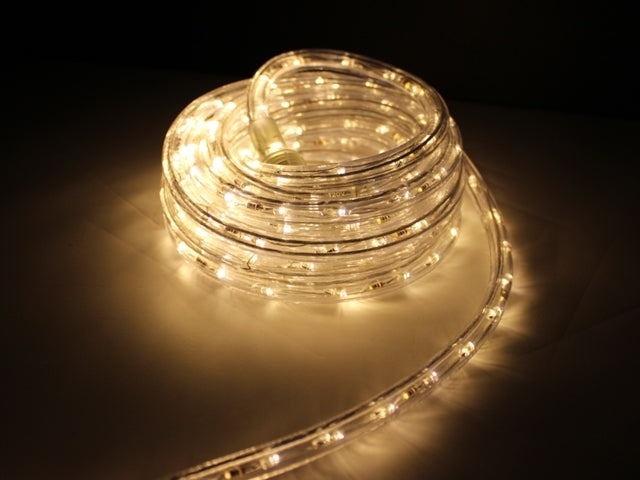 LED Clip Light Spool, 330ft, Clear Wire with Warm White (2700K)