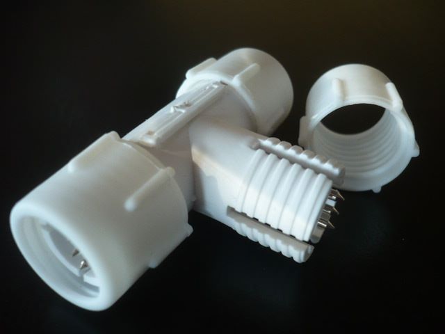 3-Wire 1/2 Inch T Connector (Screw Type) - Pack of 10