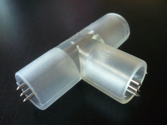 3-Wire 1/2 Inch T Connector (PVC Type) - Pack of 10