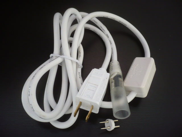 2Wire 1/2 Inch 3Ft Power Cord (PVC Type) - Pack of 10