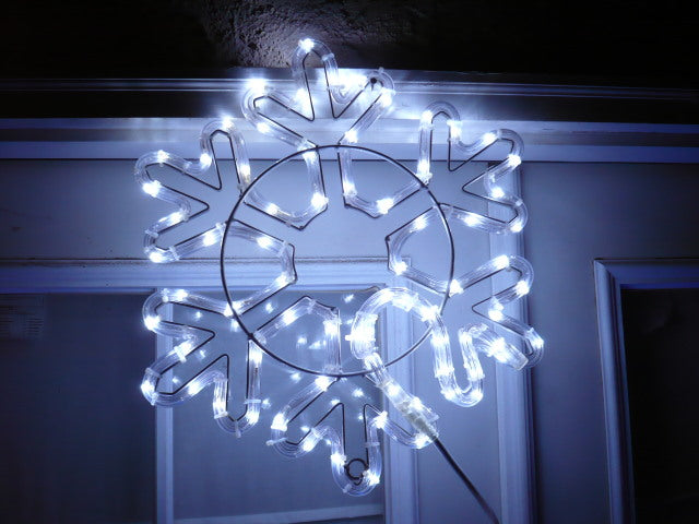 Snowflake 18-INCH White Christmas LED Lights - Pack of 3